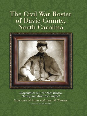 The Civil War Roster of Davie County, North Carolina - ebook